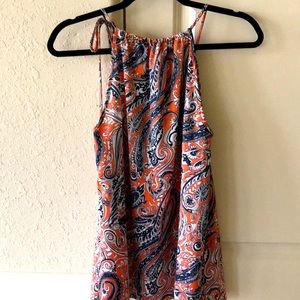 Ann Taylor Paisley Print Top